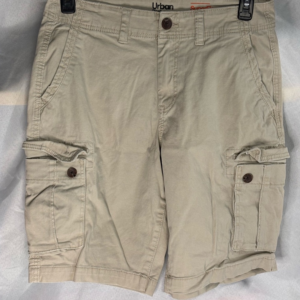 Urban Pipeline Men's Beige Cargo Shorts